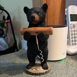 Bear Shaped Corkscrew Holder